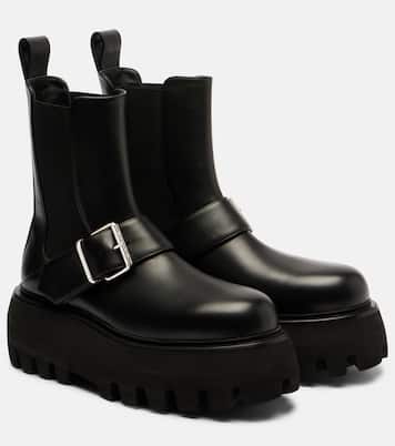 Bottines Sofa Buckle en cuir | McQueen