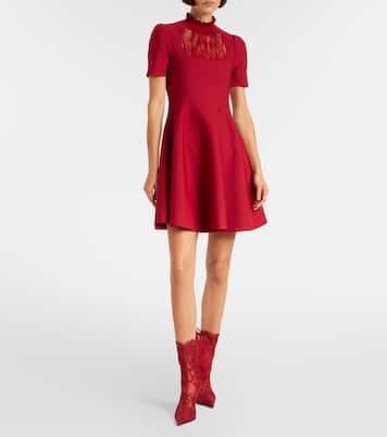 Lace-trimmed minidress | McQueen