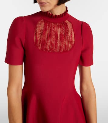 Lace-trimmed minidress | McQueen