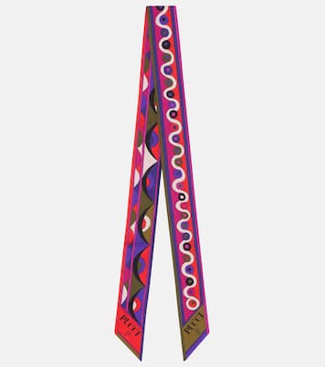 Iride silk twill scarf | Pucci