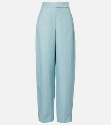 Aix chambray wide-leg pants | Joseph