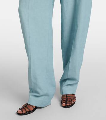 Aix chambray wide-leg pants | Joseph