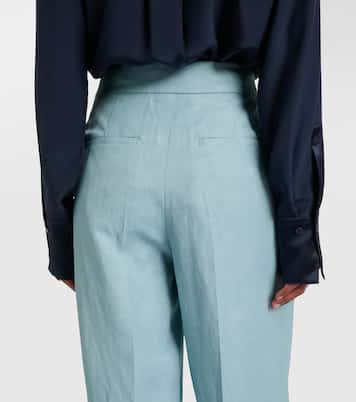 Aix chambray wide-leg pants | Joseph