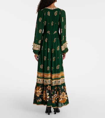 Ayla Green ruffled maxi dress | Farm Rio