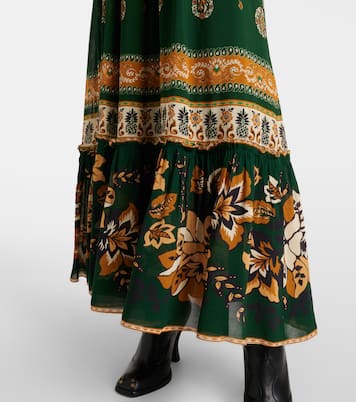 Ayla Green ruffled maxi dress | Farm Rio