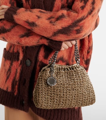 Borsa Falabella Small in velluto | Stella McCartney