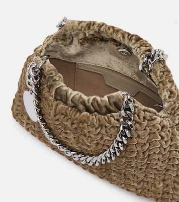 Borsa Falabella Small in velluto | Stella McCartney