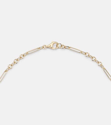 Collier en or 18 ct, émeraudes et diamants | FoundRae