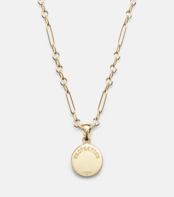 Collier en or 18 ct, émeraudes et diamants | FoundRae