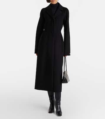 Manteau péplum en laine vierge | Sportmax