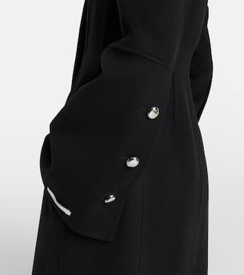 Manteau péplum en laine vierge | Sportmax