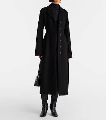 Manteau péplum en laine vierge | Sportmax