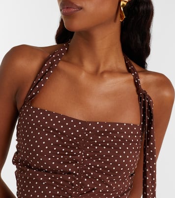 Edie polka-dot minidress | Posse