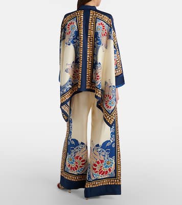 Bedruckte Palazzo-Hose aus Seide | La DoubleJ