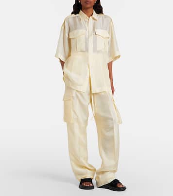 Silk cargo pants | Phoebe Philo