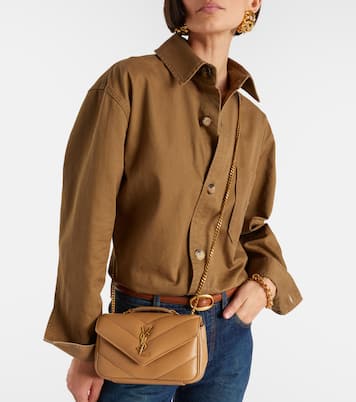 Schultertasche Loulou Mini aus Leder | Saint Laurent