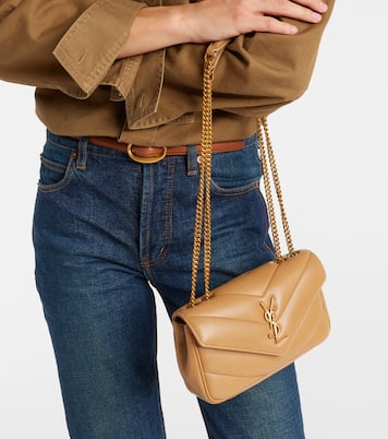 Schultertasche Loulou Mini aus Leder | Saint Laurent