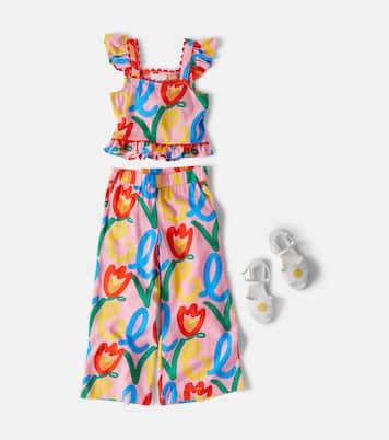 Printed ruffled top | Stella McCartney Kids
