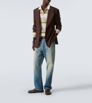 Mr Salvatore striped cashmere polo sweater | Arch4