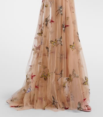 패치 아플리케 맥시 드레스 | Blumarine