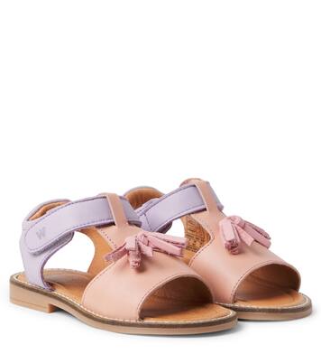 Pil leather sandals | Wheat