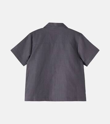Leonan linen and cotton bowling shirt | Donsje
