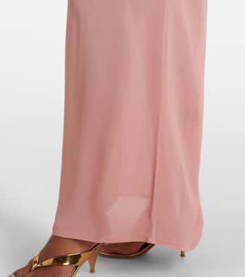Ruffled maxi skirt | Adriana Degreas