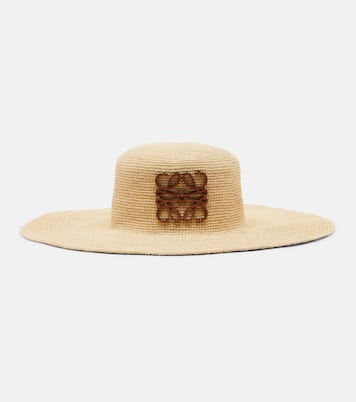 Paula's Ibiza Anagram raffia sun hat | Loewe