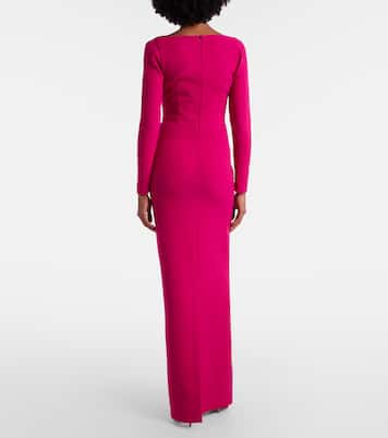 Emmina draped crêpe gown | Safiyaa