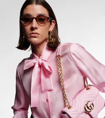 Bamboo oval sunglasses | Gucci