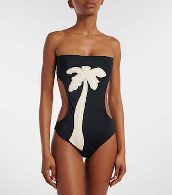 컷아웃 엠브로이더리 스윔수트 | Johanna Ortiz