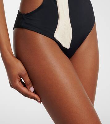 컷아웃 엠브로이더리 스윔수트 | Johanna Ortiz