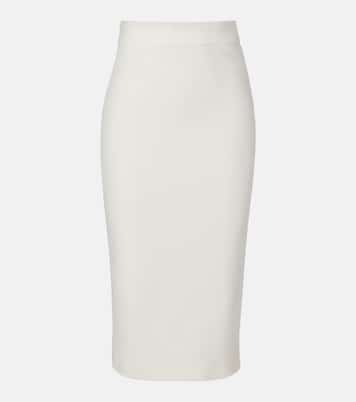 Hokuku crêpe pencil skirt | Safiyaa