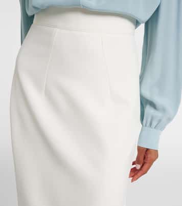 Hokuku crêpe pencil skirt | Safiyaa