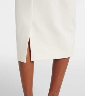 Hokuku crêpe pencil skirt | Safiyaa