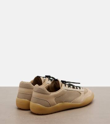 Speedrock leather-trimmed sneakers | Prada