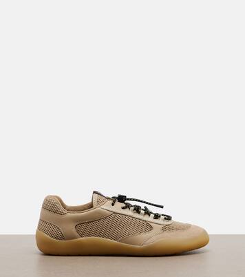 Speedrock leather-trimmed sneakers | Prada
