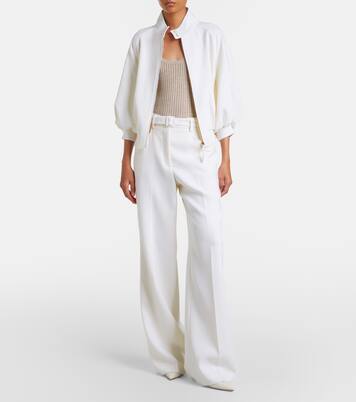 Chaqueta bomber Aluin de lana virgen | Gabriela Hearst