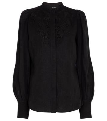 Chemise Etima brodée en lin | Isabel Marant