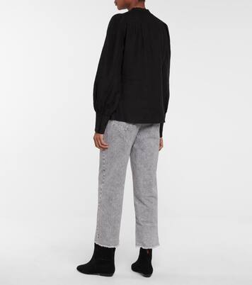 Chemise Etima brodée en lin | Isabel Marant