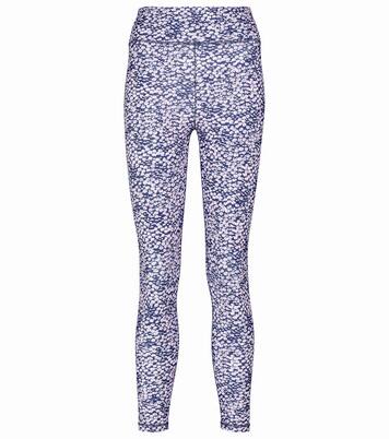Bedruckte High-Rise Leggings | Adam Selman Sport