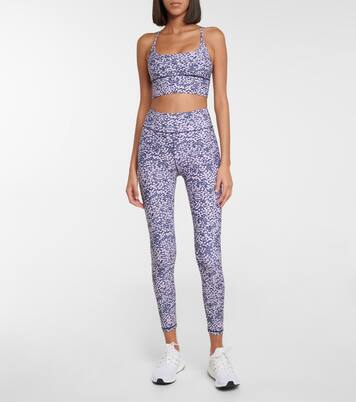Bedruckte High-Rise Leggings | Adam Selman Sport