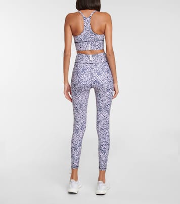 Bedruckte High-Rise Leggings | Adam Selman Sport