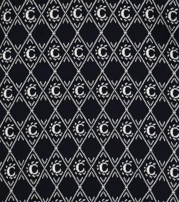 Robe en coton et laine intarsia | Chloé Kids