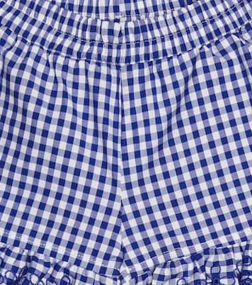 Baby gingham cotton shorts | Monnalisa