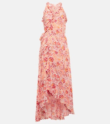 Robe longue Tamara imprimée | Poupette St Barth