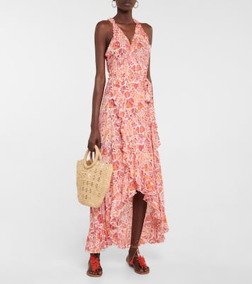 Robe longue Tamara imprimée | Poupette St Barth