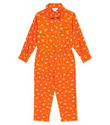 Floral cotton corduroy jumpsuit | Stella McCartney Kids