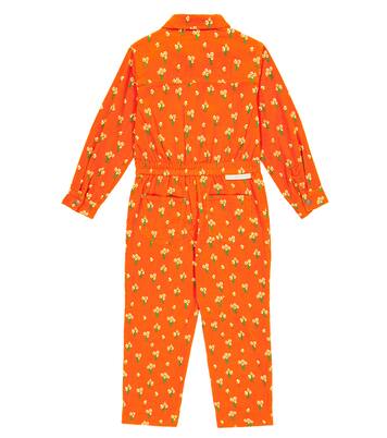 Floral cotton corduroy jumpsuit | Stella McCartney Kids