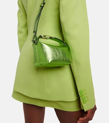 Tote Moonbag aus Metallic-Leder | Eéra